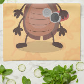 Niedliche Kakerlakenfigur Geschirrtuch (Gefaltet)