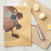 Niedliche Kakerlakenfigur Geschirrtuch (Viertel Falte)