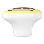 Niedliche Kakerlakenfigur Keramikknauf (Seitenansicht)