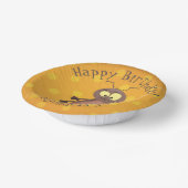 Niedliche Kakerlakenfigur Pappteller (Gewinkelt)