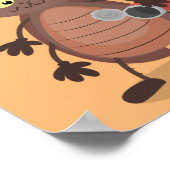 Niedliche Kakerlakenfigur Poster (Ecke)