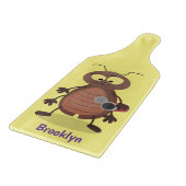 Niedliche Kakerlakenfigur Schneidebrett (Ecke)