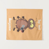 Niedliche Kakerlakenfigur Wandteppich (Vorderseite (Horizontal))