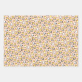 Niedliche Kakteen Geschenkpapier Set (Vorderseite 3)