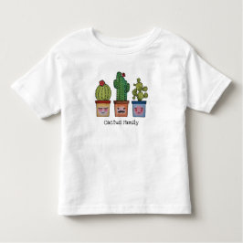 Niedliche Kakteen in Aquarellfarben Kleinkind T-shirt