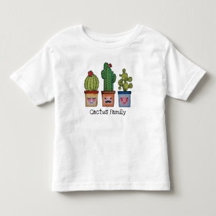 Niedliche Kakteen in Aquarellfarben Kleinkind T-shirt