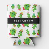 Niedliche Kakteen, Kaktusmuster, Sukkulent, Ihr Na Dosenkühler (Rückseite)