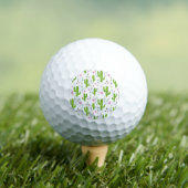 Niedliche Kakteen mit Herz in Grün Golfball (Insitu T-Shirt)