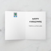 Niedliche Kakteen, personalisiert Karte (Innenseite)