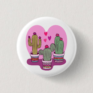 niedliche Kaktus Button