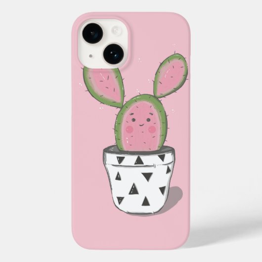 Niedliche Kaktus Case-Mate iPhone Hülle (Rückseite)