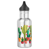 Niedliche Kaktus Edelstahlflasche (Links)