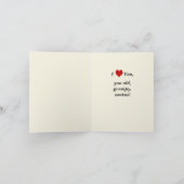 niedliche Kaktus Feiertagskarte (Innenseite)