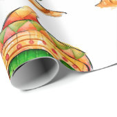 niedliche Kaktus Geschenkpapier (Rolleneckpunkt)