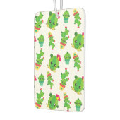 Niedliche Kaktus, grüne Kakteen, Kaktusmuster Autolufterfrischer (Links)