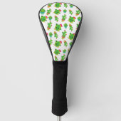 Niedliche Kaktus, grüne Kakteen, Kaktusmuster Golf Headcover (Vorderseite)