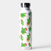 Niedliche Kaktus, grüne Kakteen, Kaktusmuster Trinkflasche (Links)