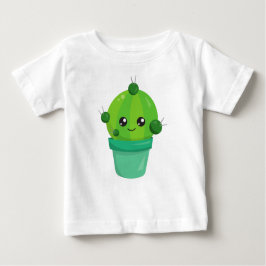 Niedliche Kaktus, Kawaii Kaktus, Grüne Kaktus, Pot Baby T-shirt