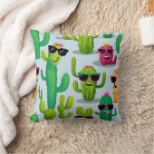 Niedliche Kaktus Kissen (Decke)