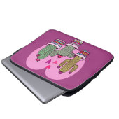niedliche Kaktus Laptopschutzhülle (Vorne Knopf)