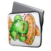 niedliche Kaktus Laptopschutzhülle (Vorderseite Links)