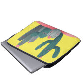niedliche Kaktus Laptopschutzhülle (Vorne Knopf)