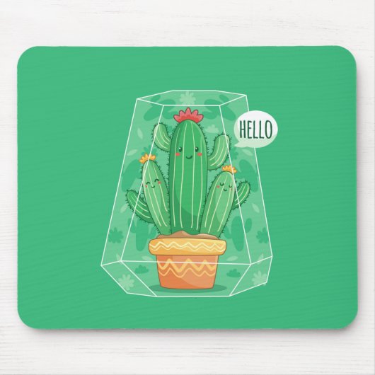 niedliche Kaktus Mousepad (Vorne)