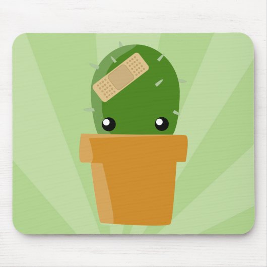 Niedliche Kaktus Mousepad (Vorne)