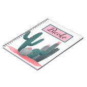 niedliche Kaktus Notizblock (Linke Seite)