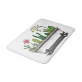 Niedliche Kaktus-Pflanze Badematte (Schrägansicht)