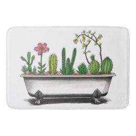 Niedliche Kaktus-Pflanze Badematte
