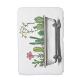 Niedliche Kaktus-Pflanze Badematte (Vorderseite Vertikal)