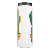 Niedliche Kaktus Thermosbecher (Rückseite)