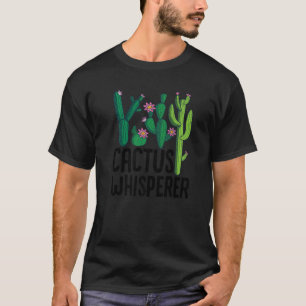 Niedliche Kaktus Whisperer Botanikkulatur Outfit T-Shirt