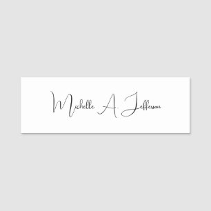 Niedliche Kalligrafie Kreative Trendy Individuelle Namensschild