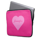 Niedliche Kalligraphie-Schrift Laptopschutzhülle (Vorderseite Links)