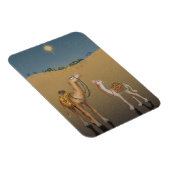 Niedliche Kamele in Bethlehem Weihnachtsmagneten Magnet (Rechte Seite)