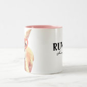 Niedliche Kangaroo Liebe Zweifarbige Tasse (Mittel)