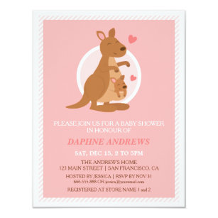 Neviti Baby Shower Einladungen – 10 Stück Mit Umschlägen, Pink & Gold Design