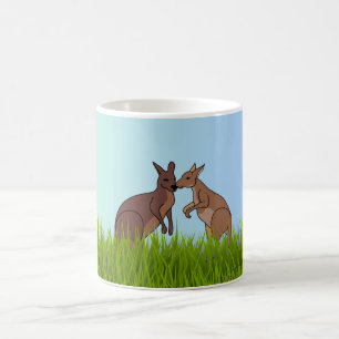 Niedliche Känguru-Tasse Kaffeetasse