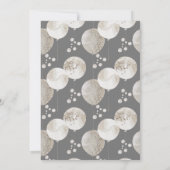 Niedliche Kaninchen-Babydusche Einladung (Rückseite)