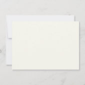 Niedliche Kaninchen Beige Babydusche Vielen Dank Einladung (Rückseite)