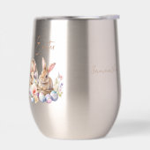 Niedliche Kaninchen Bunnies Eier Happy Oaster (Links)