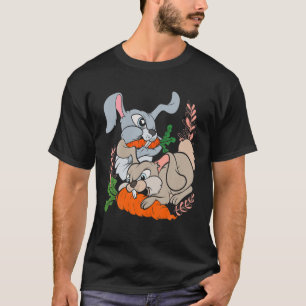 Niedliche Kaninchen Carrot Funny Pet Tier Lover So T-Shirt
