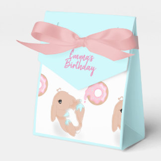 Niedliche Kaninchen Cartoon Bunny Girls Geburtstag Geschenkschachtel