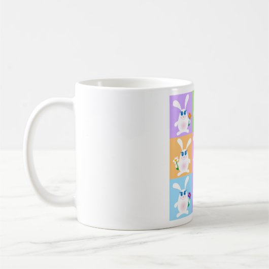 Niedliche Kaninchen Kaffeetasse (Links)