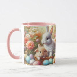 Niedliche Kaninchen Ostern Tasse