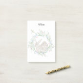 Niedliche Kaninchen Post-it Klebezettel (Auf Schreibtisch)