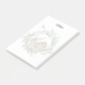 Niedliche Kaninchen Post-it Klebezettel (angewinkelt)