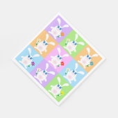 Niedliche Kaninchen Serviette (Ecke)